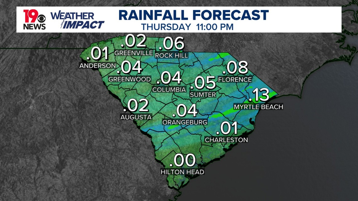 Very warm Wednesday and Thursday South Carolina weather | wltx.com