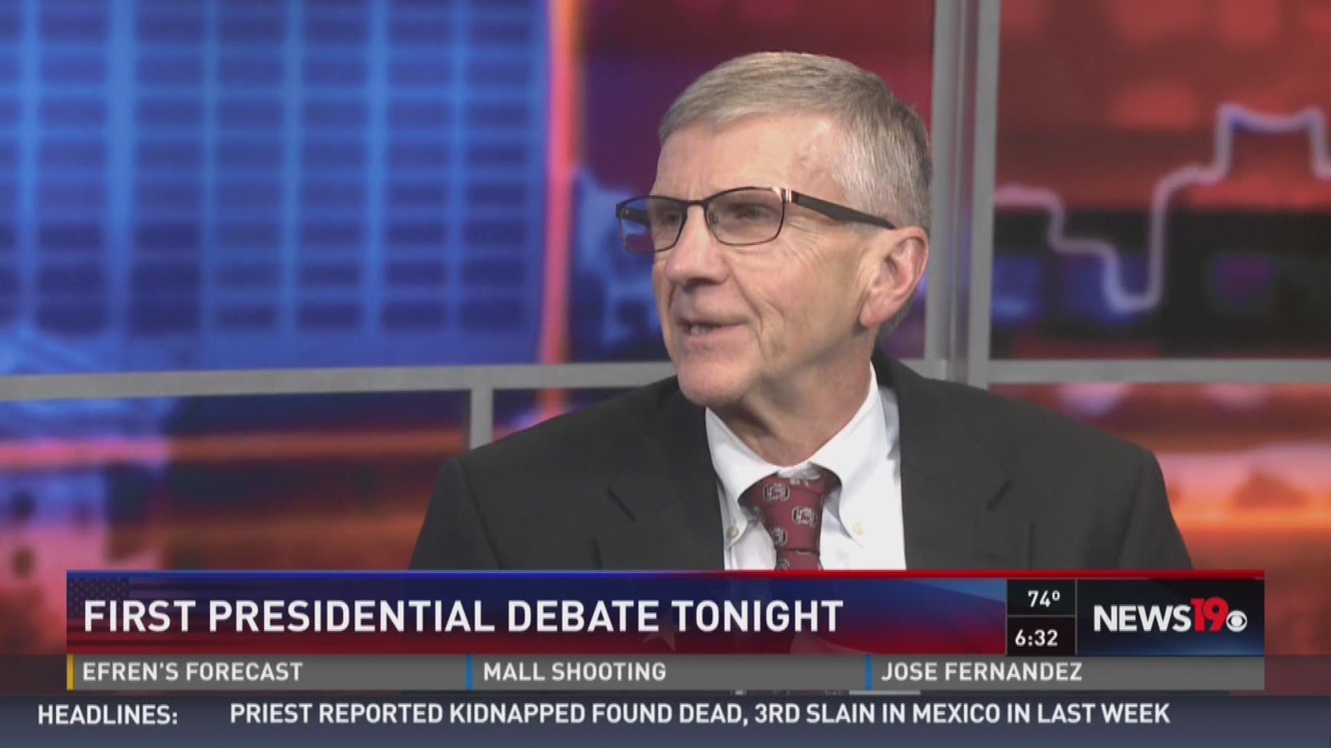 Everyone's talking about tonight's debate...including USC Political Science Professor, Robert Oldendick, who joined us to give an idea of just what we can expect.