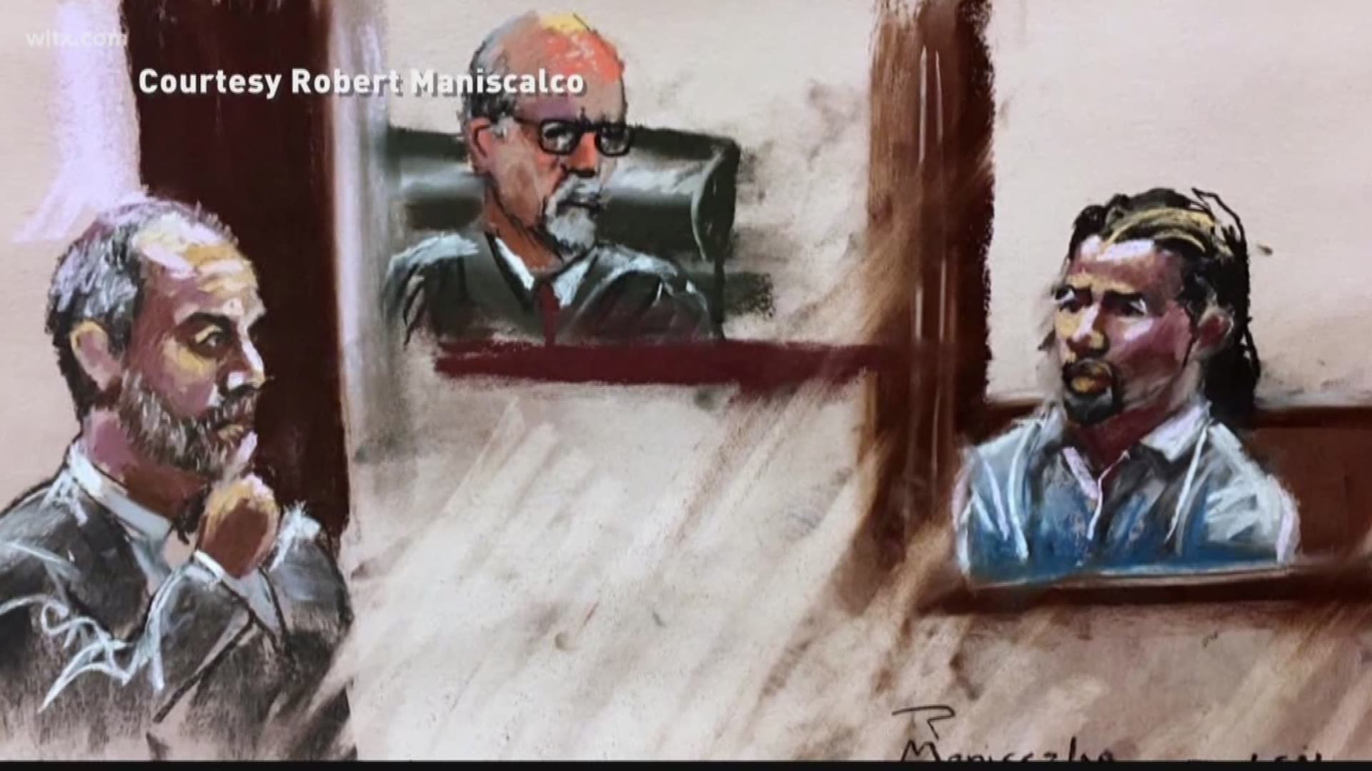 The sketch artist speaks out about what he saw while covering the Michael Slager sentencing hearing.