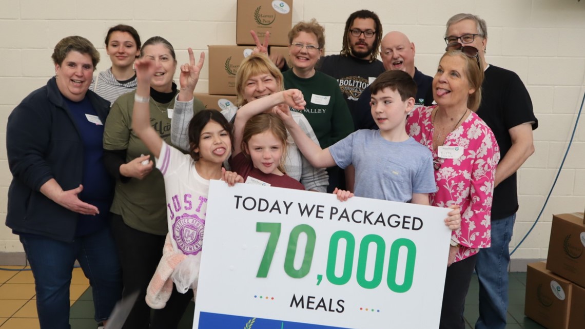 70,000 meals packed for people in need in Columbia area - Vimarsana News