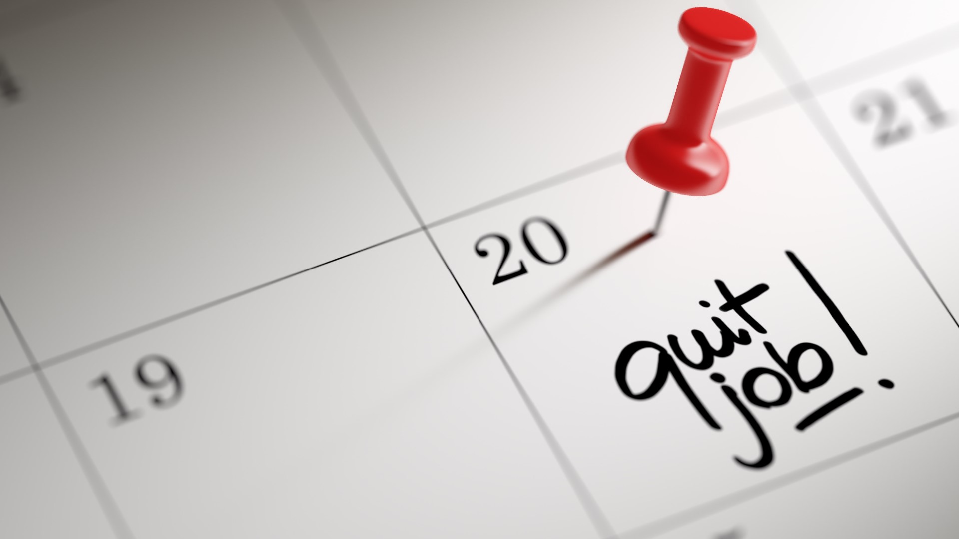 Employees quitting jobs at a high rate