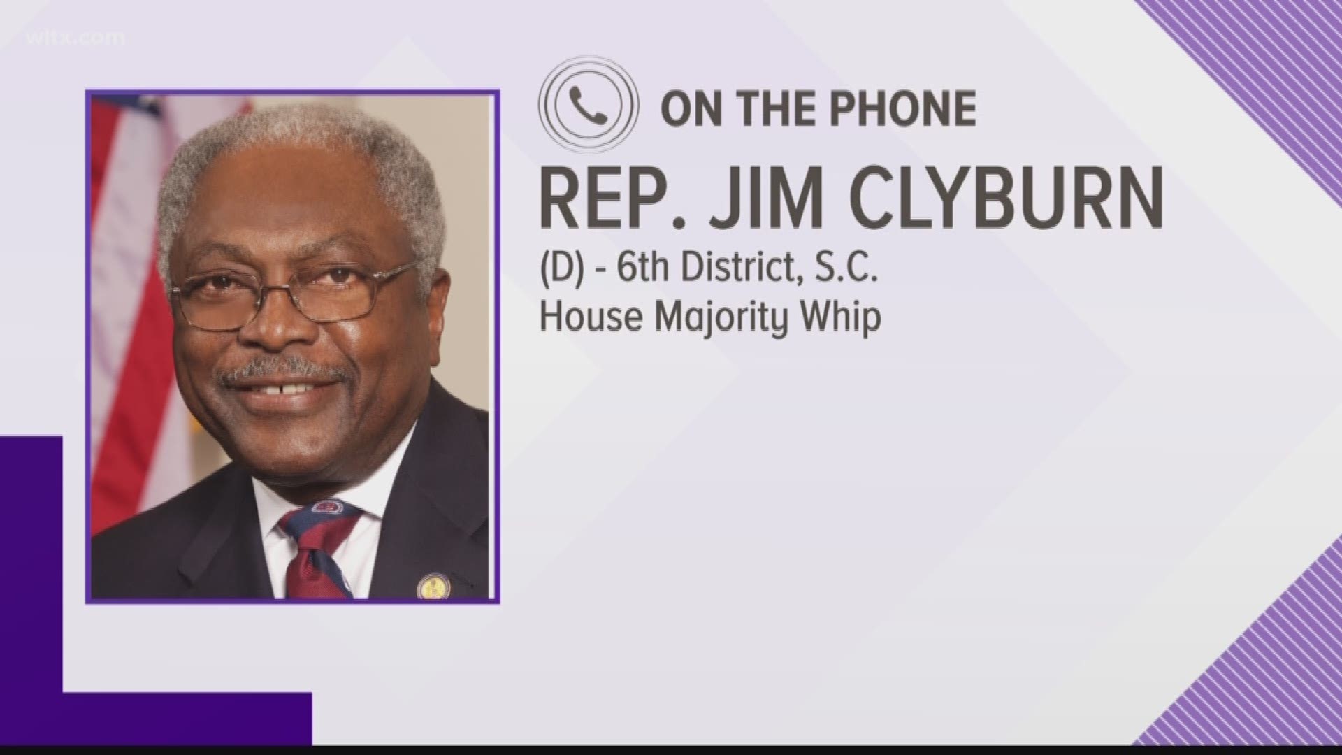 Sixth District congressman Jim Clyburn is calling for an end to the partial shutdown, saying it's unfair to federal workers in the state.