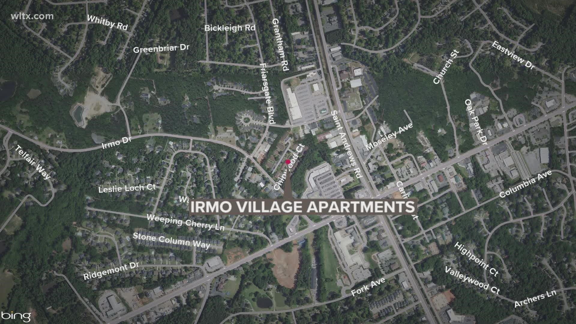 Police say the suspect shot someone in the leg at the Irmo Village Apartment complex.  He has turned himself in.