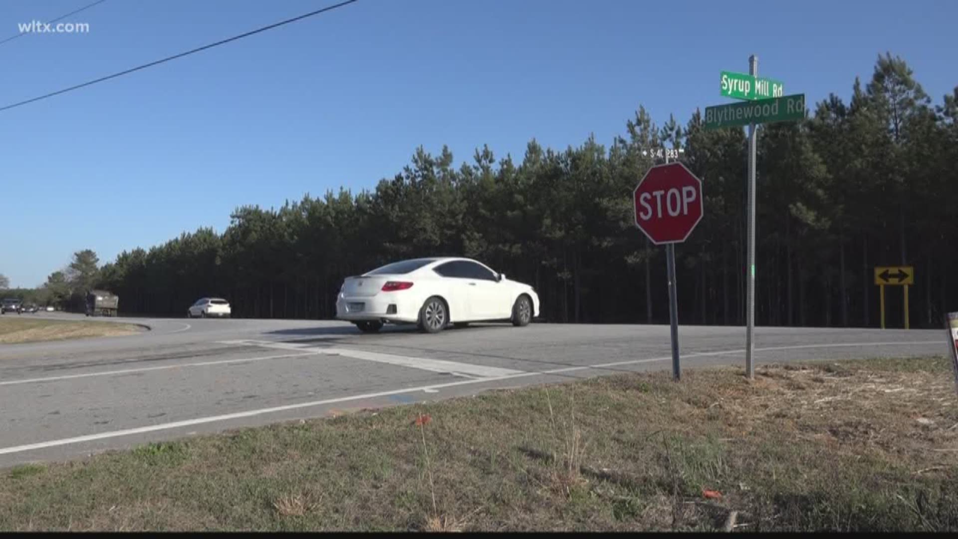 Richland County is increasing the size of Blythewood road, adding additional lanes and a traffic circle 