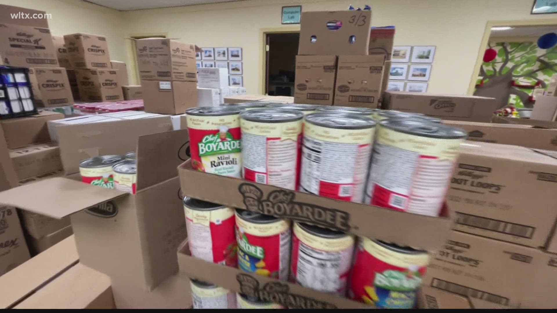 The outreach center is helping serve around 700 people a month at their location in Chapin. They're serving a little bit more than that with their mobile food drop.