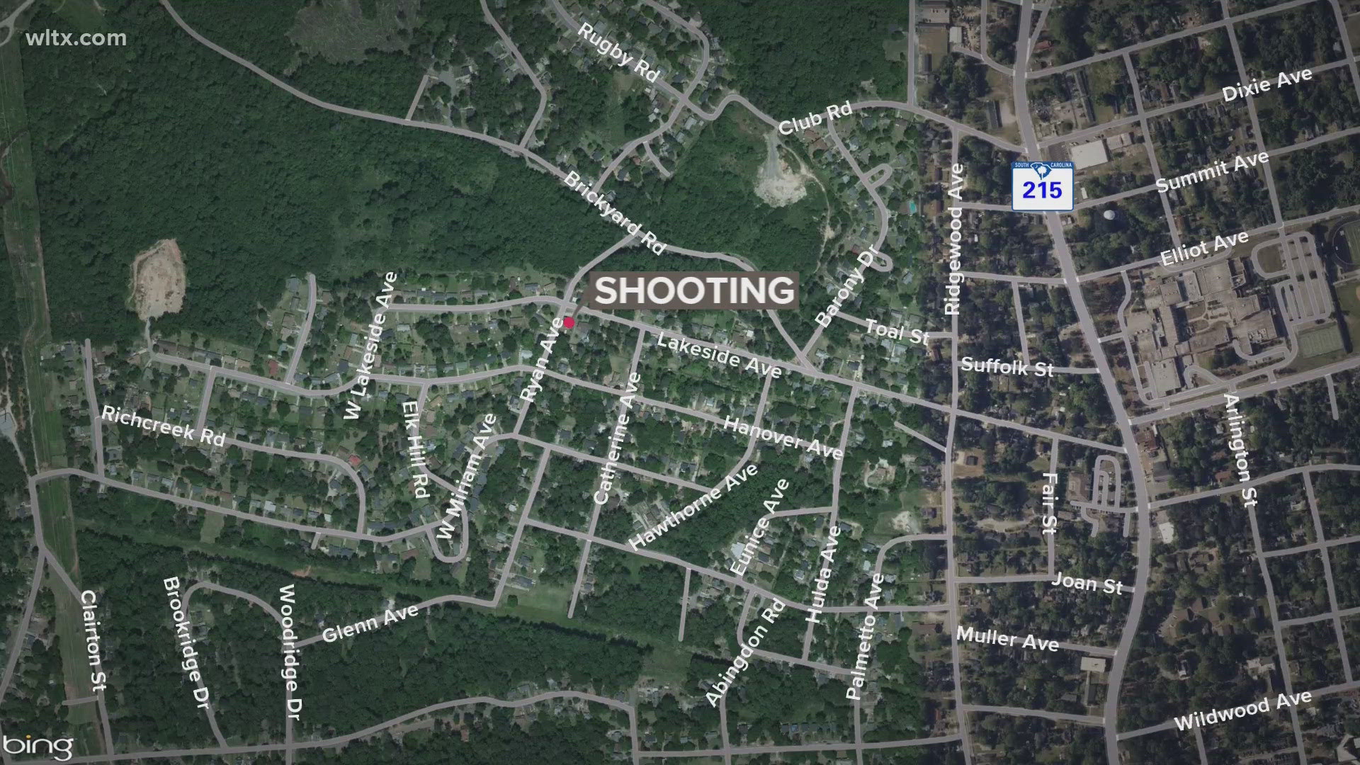 The shooting happened around noon in the 100 block of Lakeside Avenue off Monticello road.
