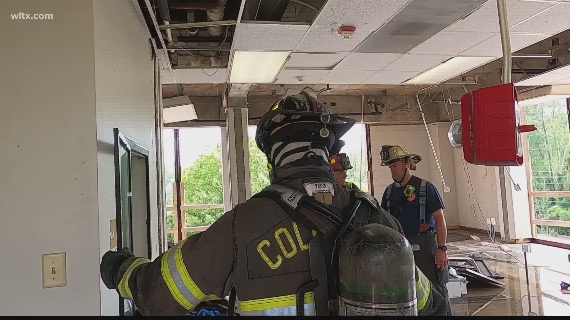 Driving down Rosewood Drive, you've likely seen a collection of fire trucks and firefighters out for weeks. Turns out, it's all part of a unique training opportunity