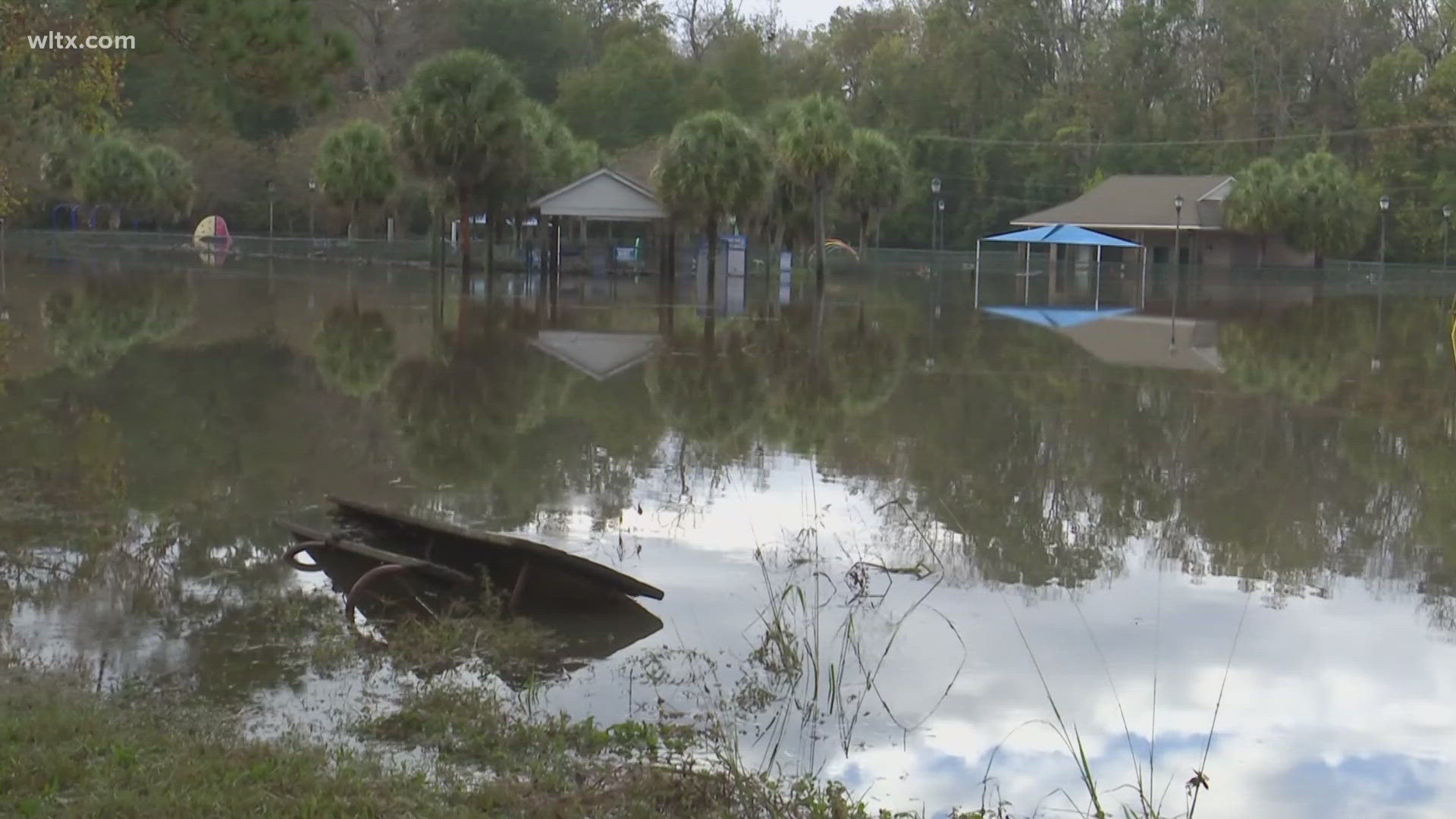 Orangeburg continues to dry out after over a foot a rain fell on Thursday. 