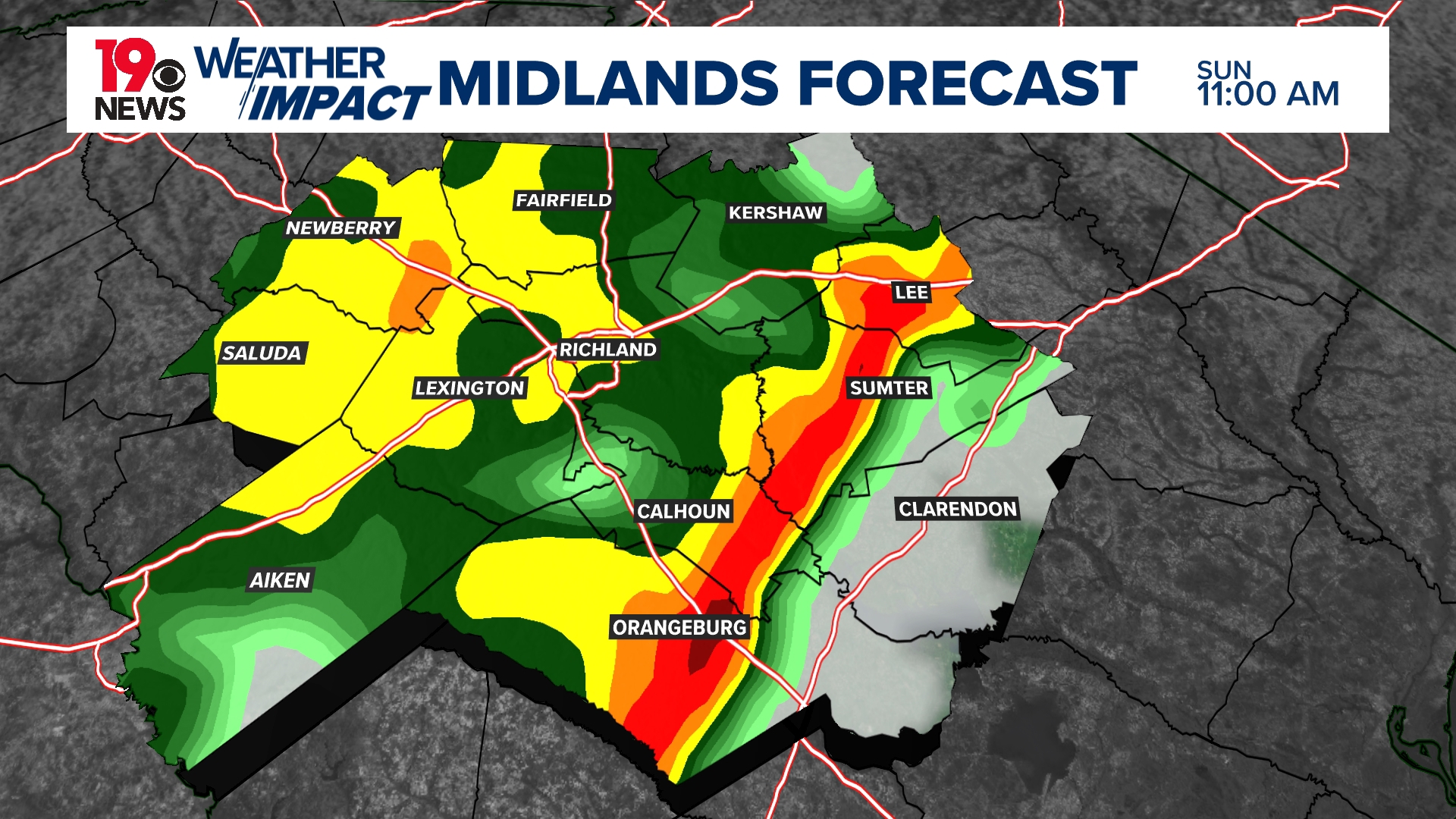 Sunny skies return to the Midlands for Valentine's Day | wltx.com