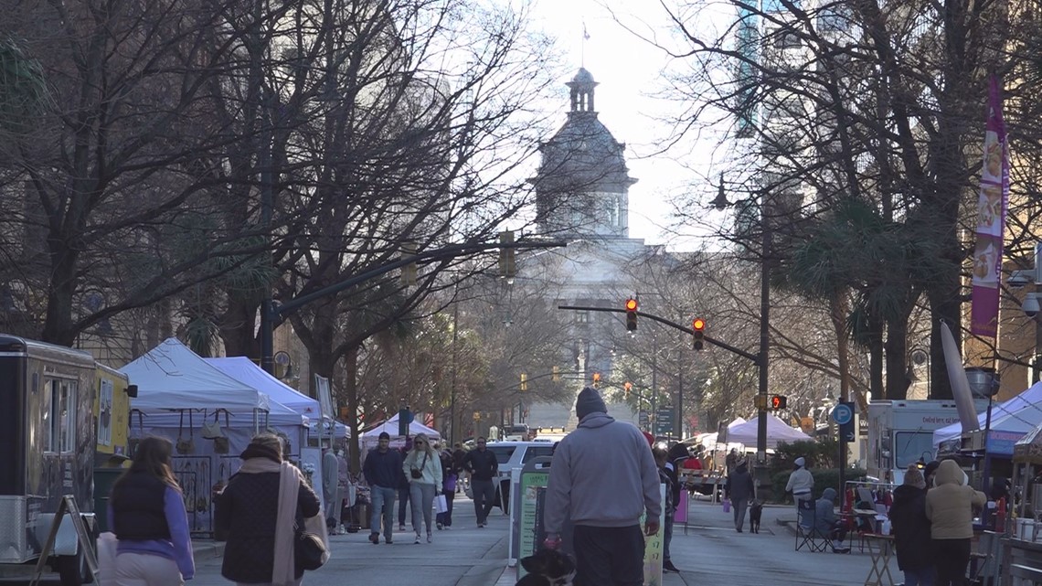 Soda City Market shoppers in Columbia brave freezing temperatures - Vimarsana News