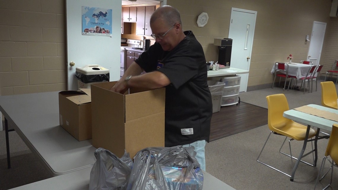 Free food boxes for Sumter community members