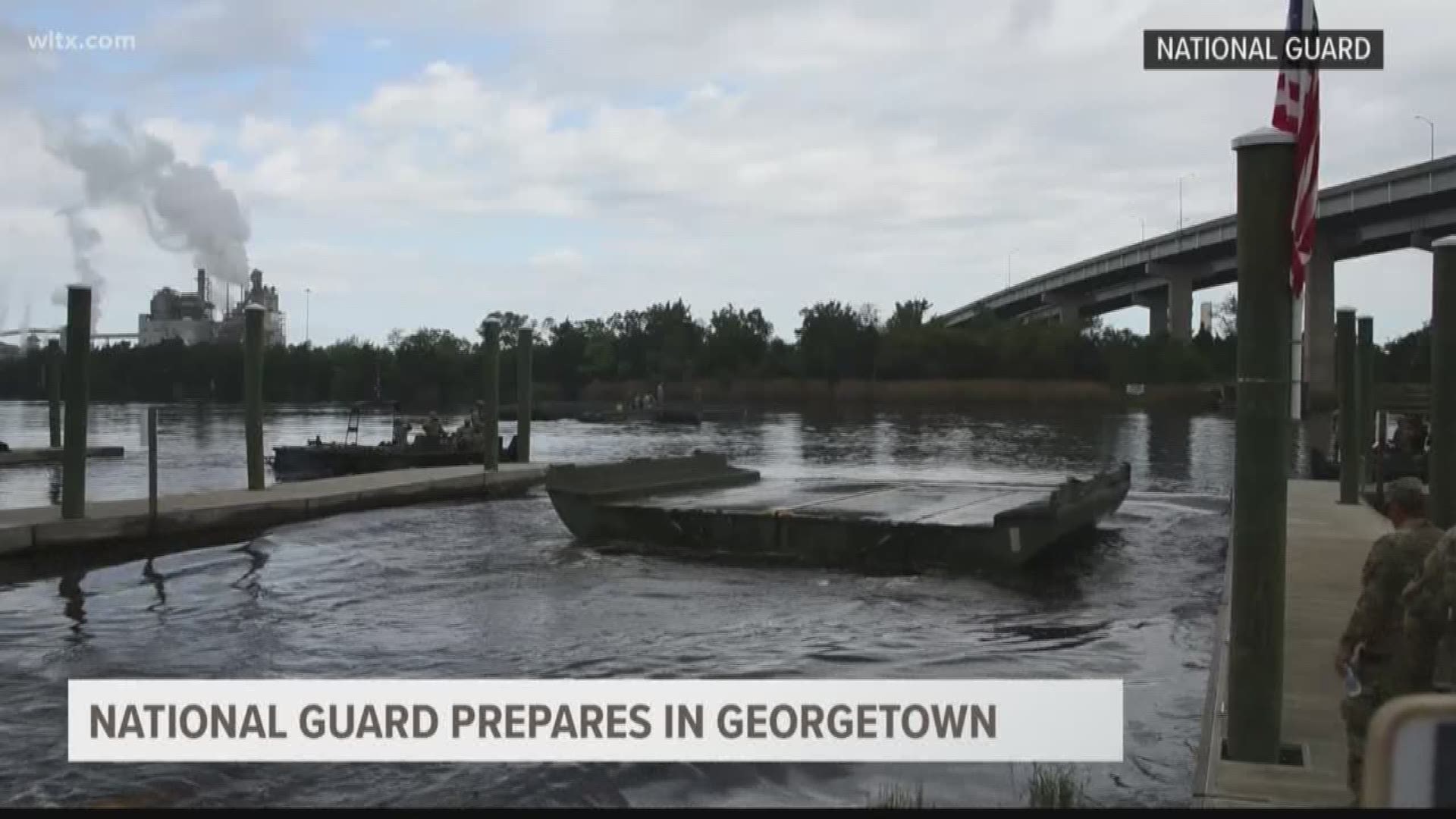 The South Carolina National Guard says Georgetown County is still at great risk from floodwaters.