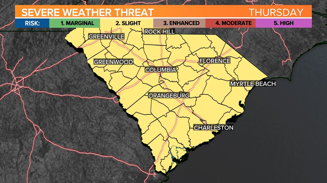 Strong Storms Possible Across South Carolina | wltx.com