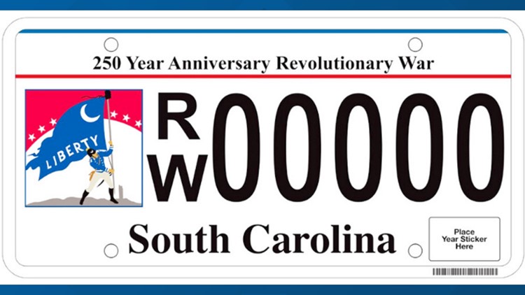 New vanity plate available from South Carolina Department of Motor Vehicles