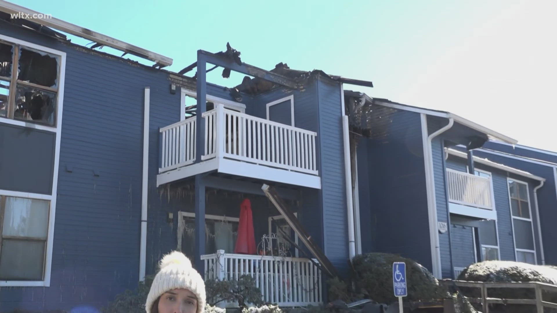 24 people out of their homes after massive fire at Columbia apartment ...
