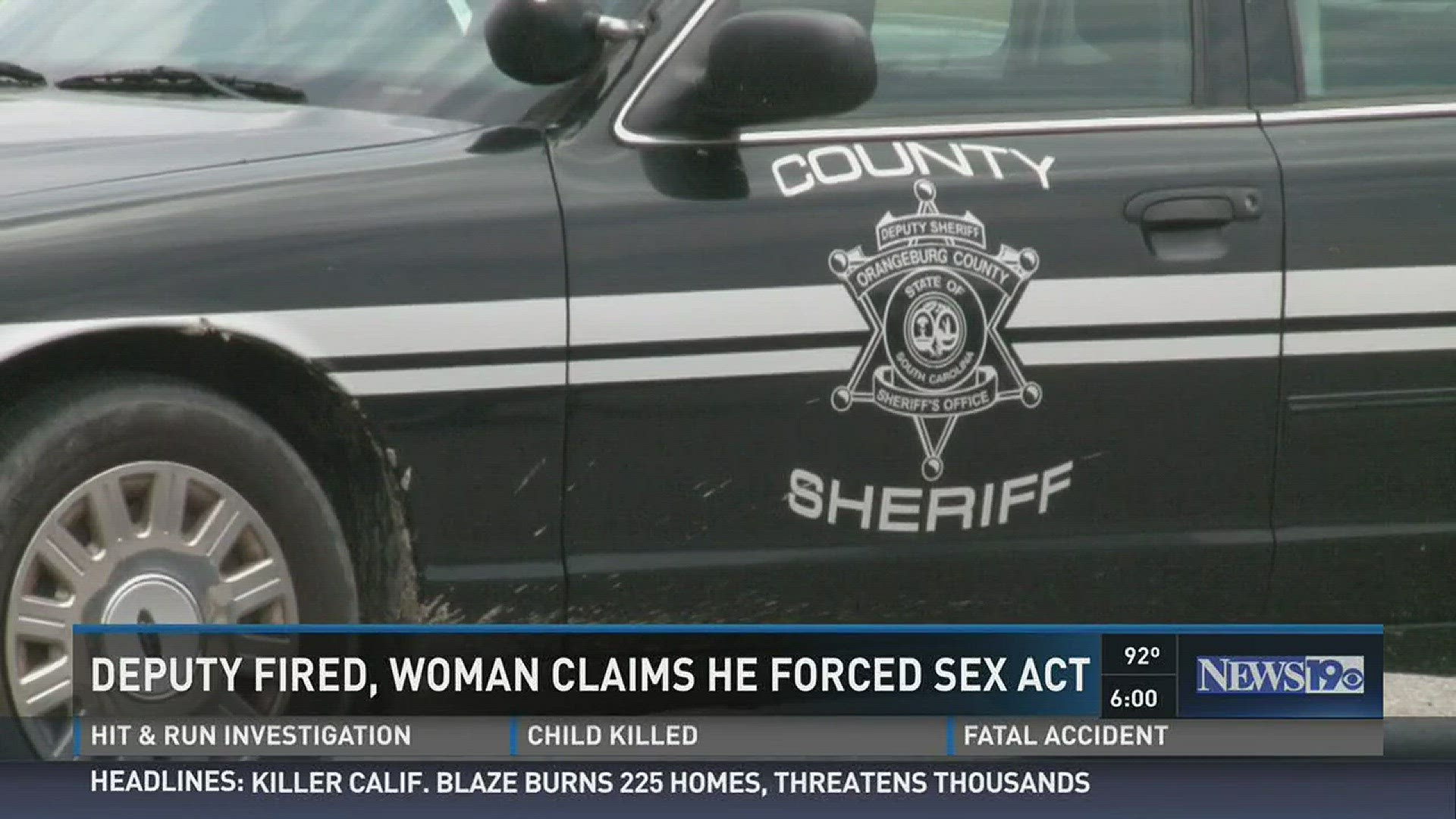 Deputy Fired, Woman Claims He Forced Sex Act