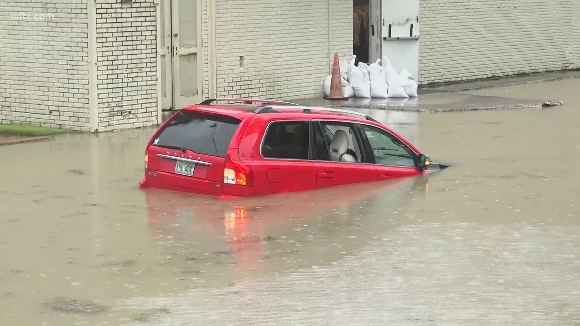 As Columbia prepares for impacts from Hurricane Helene, some areas of town are already seeing flooding.