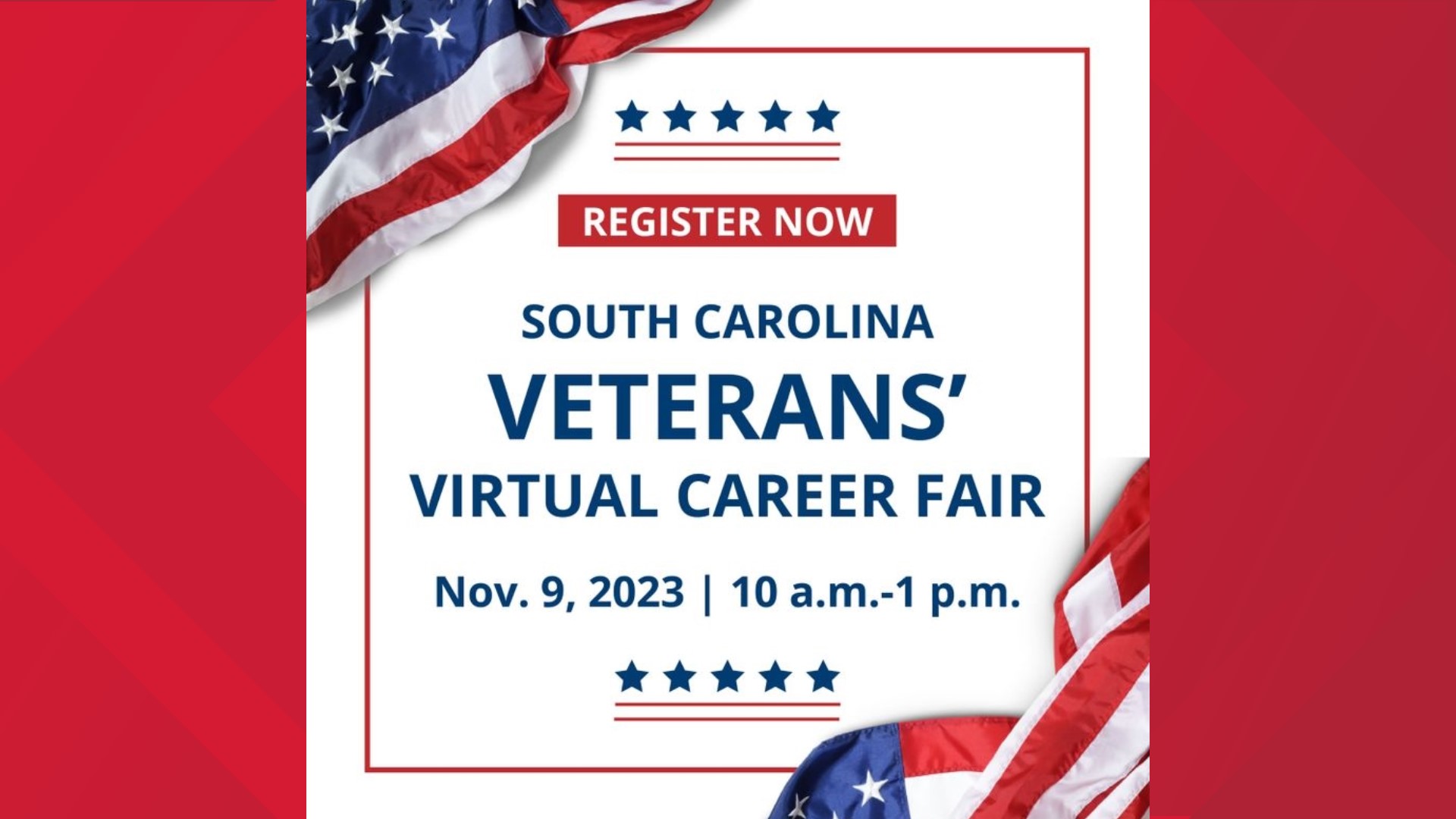 Virtual career fair for South Carolina veterans set for Nov. 9