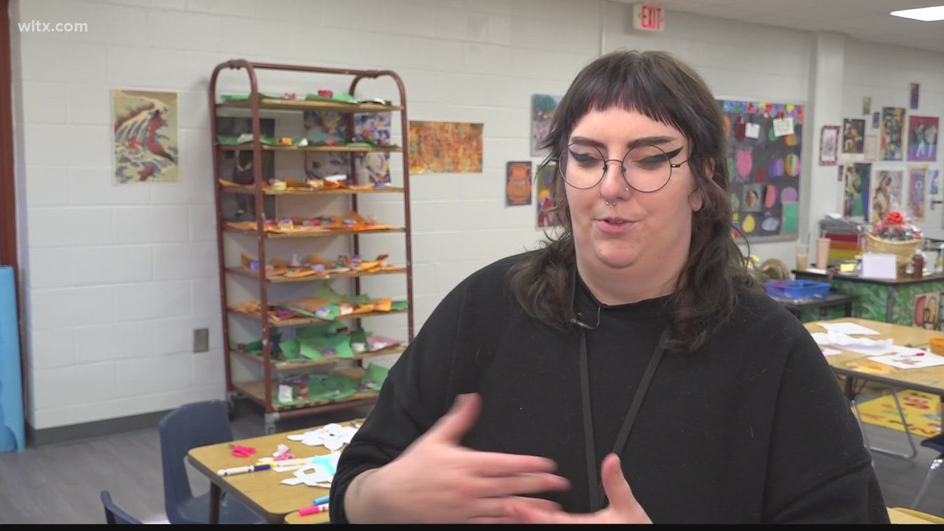 Livi Crowell is an art teacher at Batesburg-Leesville primary and she's making her students excited to learn more and have fun with art.