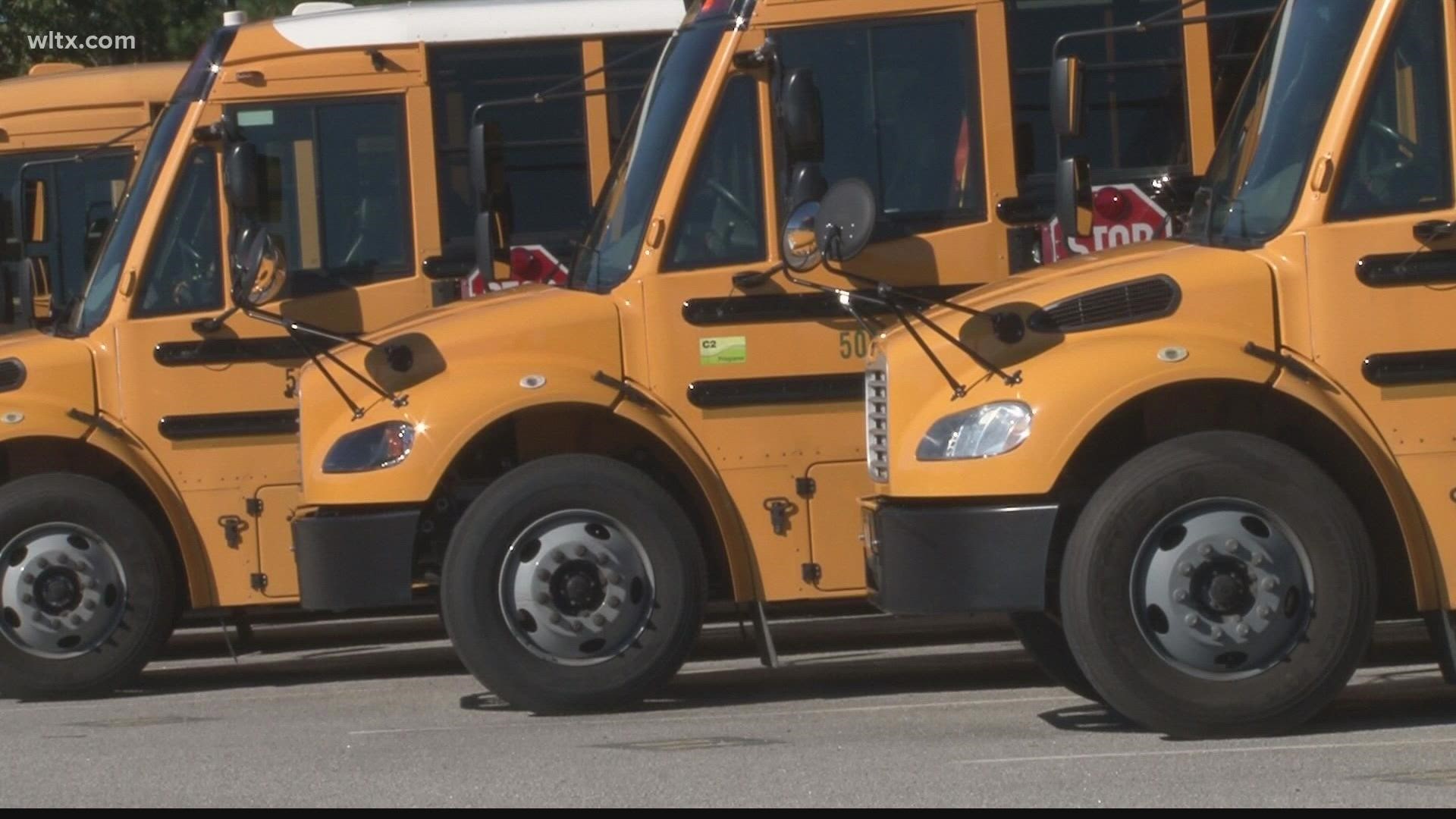 The South Carolina Department of Education announced Monday that masks are no longer required on state-owned buses.