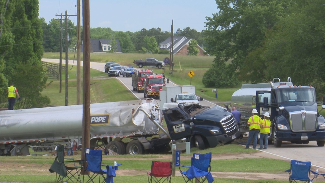 Little Mountain residents return home after gas truck accident