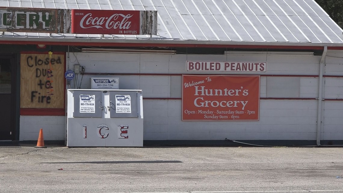 Hunter's Grocery temporarily closing due to fire damage