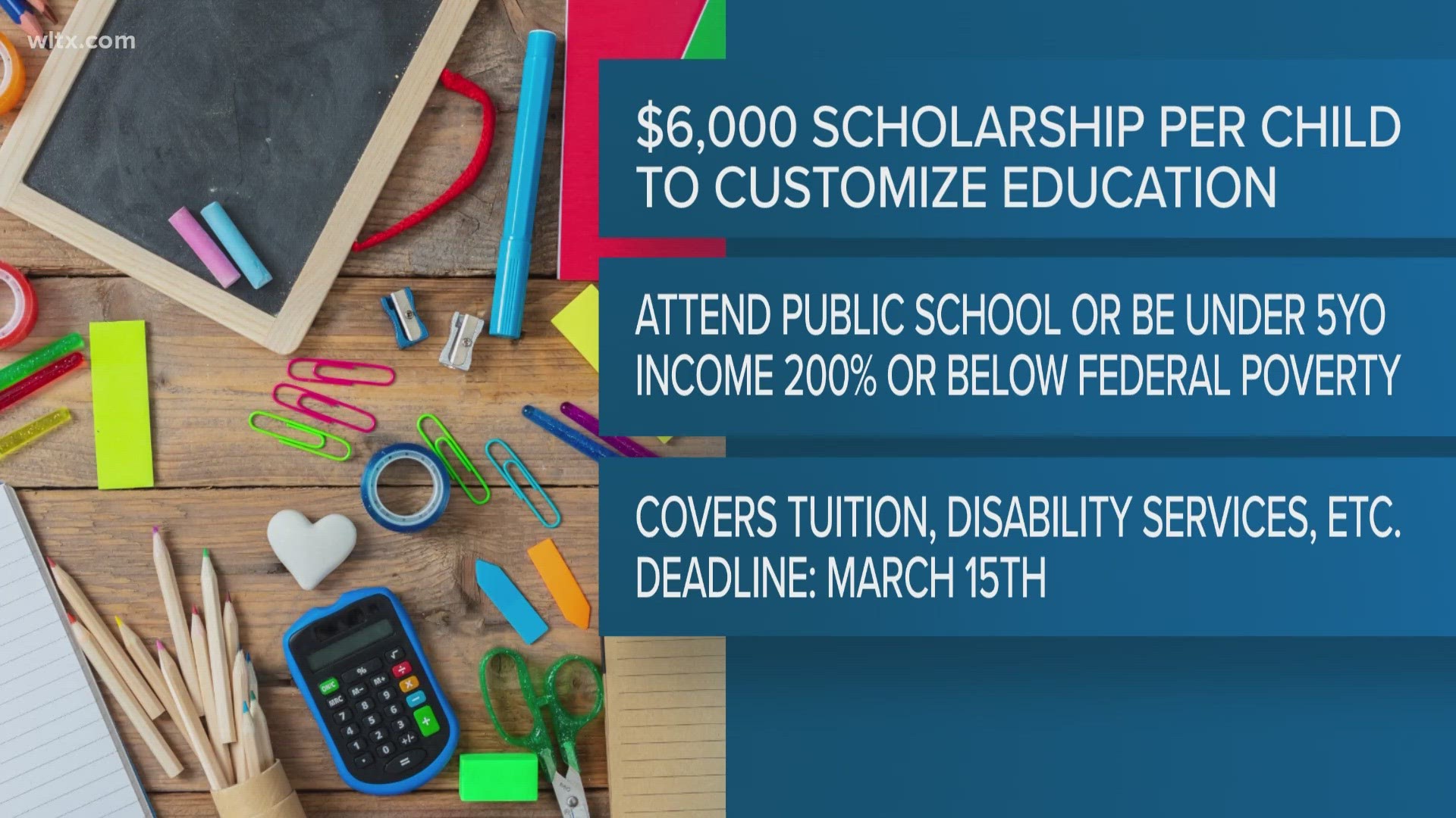 To qualify students must attend a public school the previous year or be younger than 5 years old.  Home school children, public charter schools kids dont qualify.