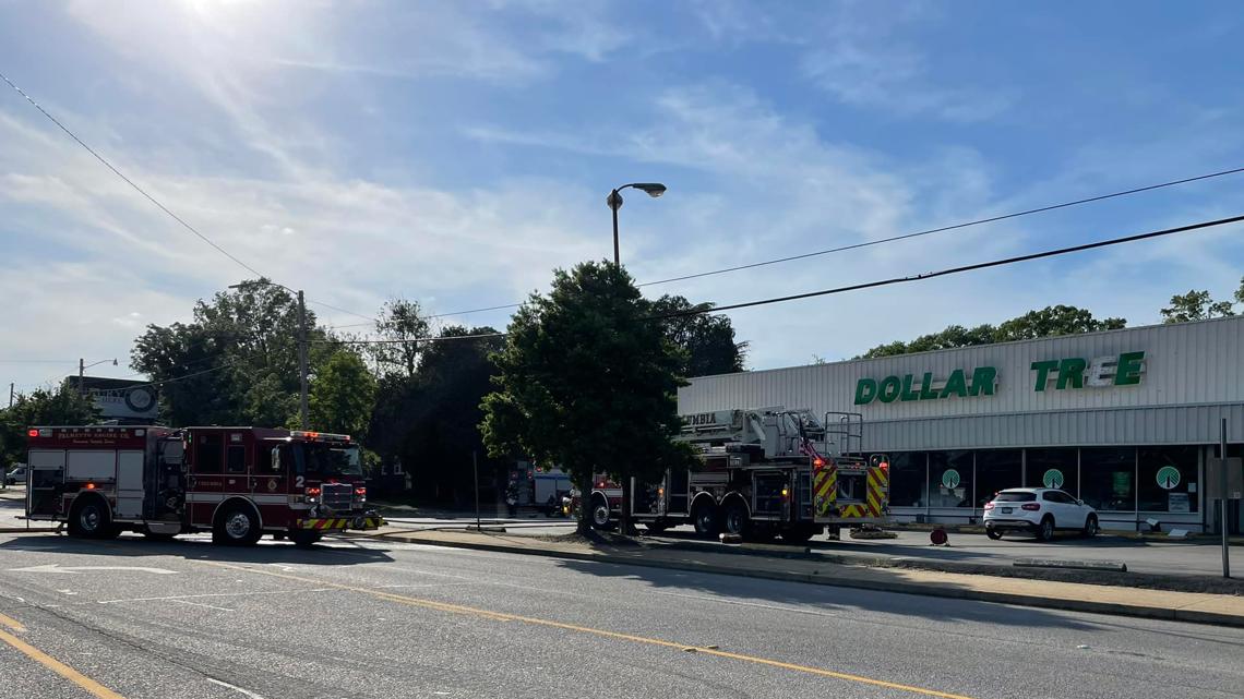 Fire heavily damages Dollar Tree store on Rosewood Drive