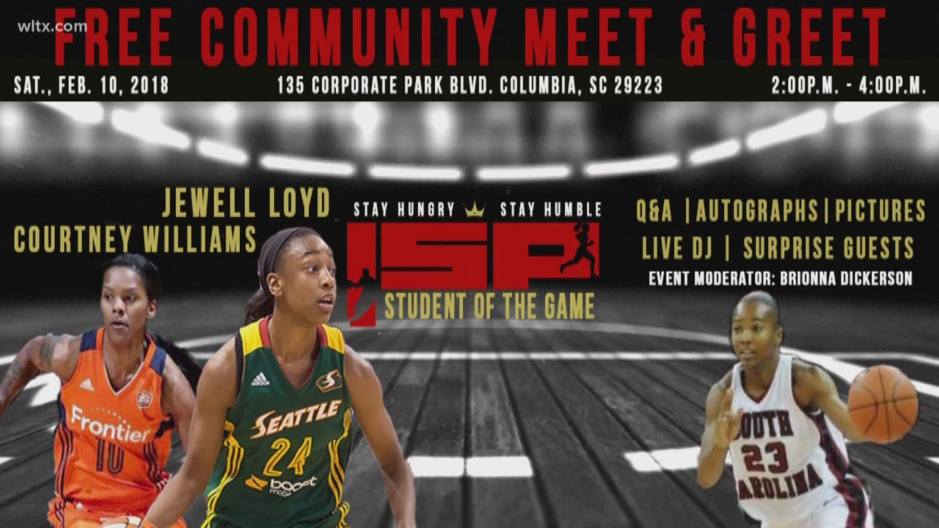 The USA Basketball Women's National Team will be conducting a training camp at USC this weekend. Iconic Sport Performance will be hosting a free meet and greet featuring Courtney Williams of the Connecticut Sun and Jewell Loyd if the Seattle Storm. 