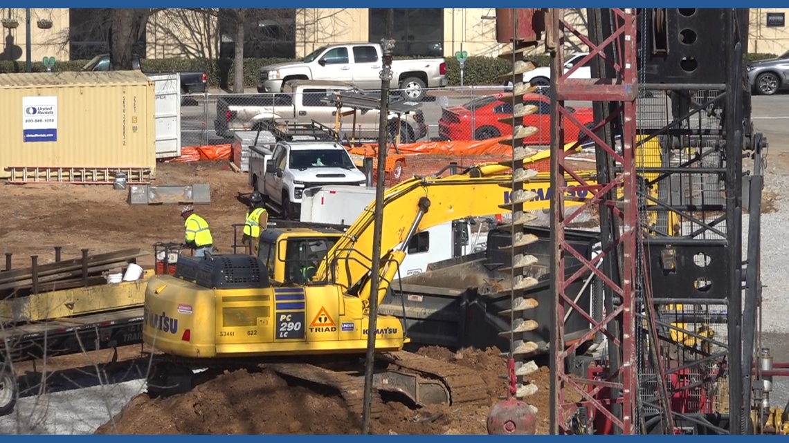 Assembly street traffic shifts begin as $225M housing project continues construction