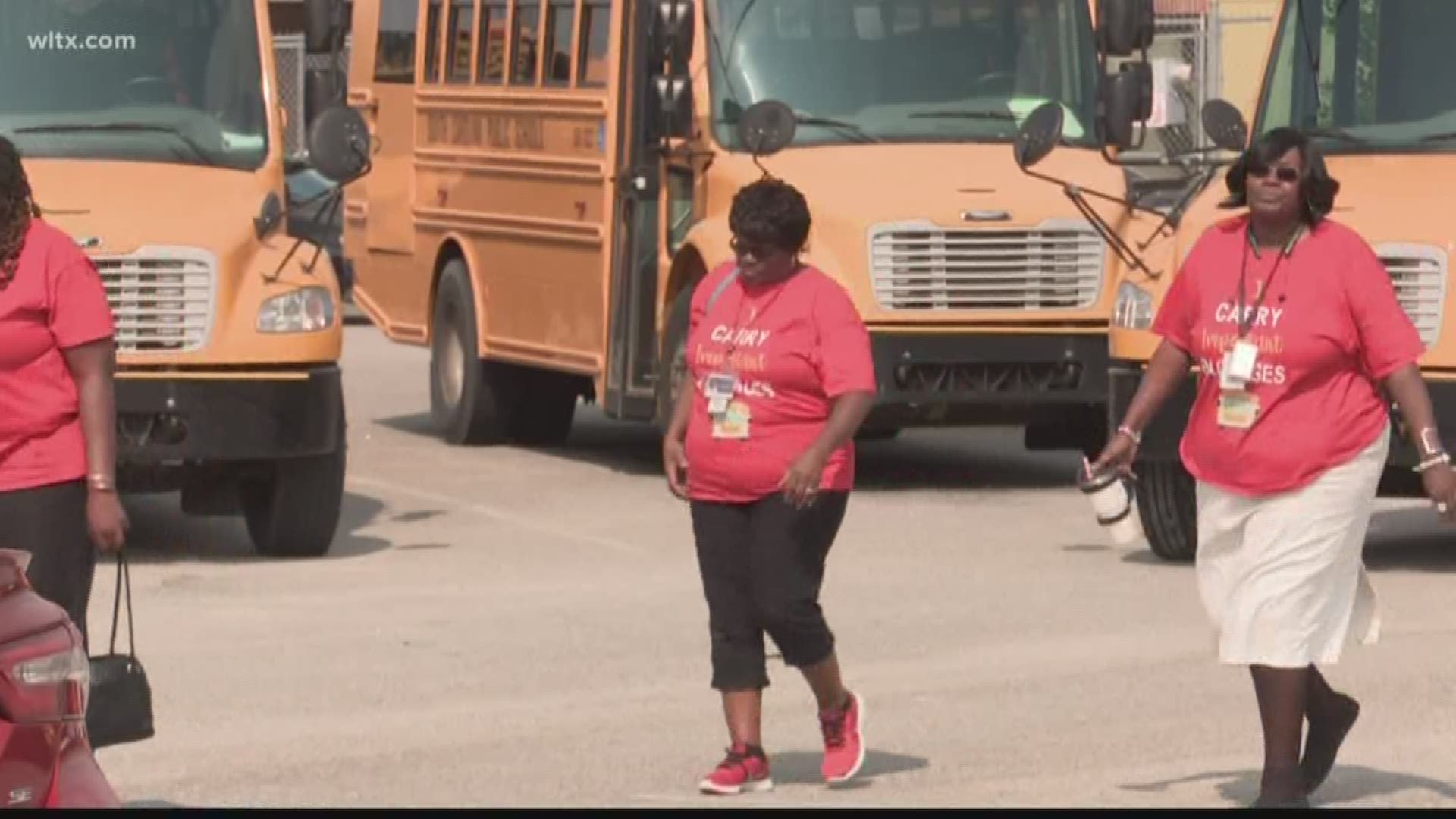 On Monday, the drivers protested at the district office demanding answers to what they call pay discrepancies.