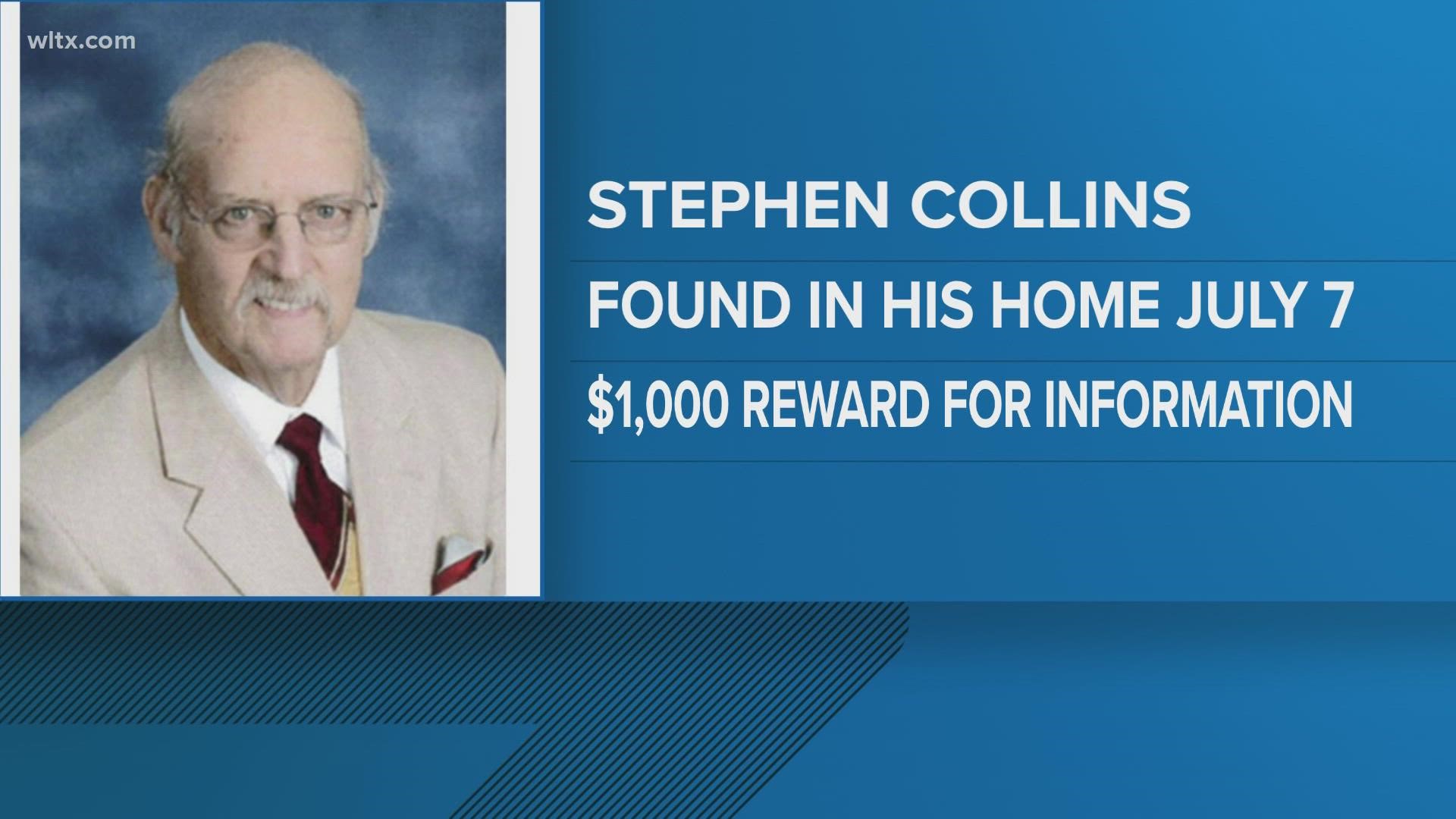 Collins, owner of Collins Tree Service in Sumter, South Carolina, was found deceased in his home on the morning of July 7, 2022. His death was ruled a homicide.