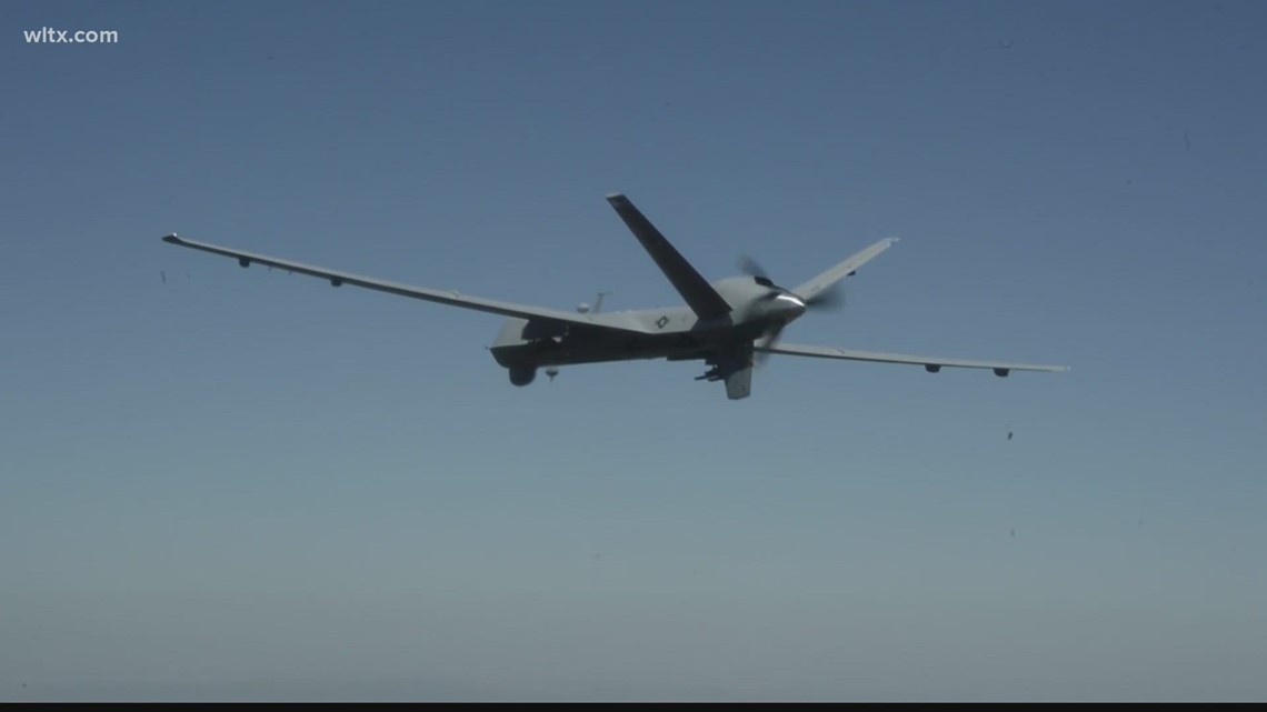 U.S. trying to recover drone hit by Russian fighter jet