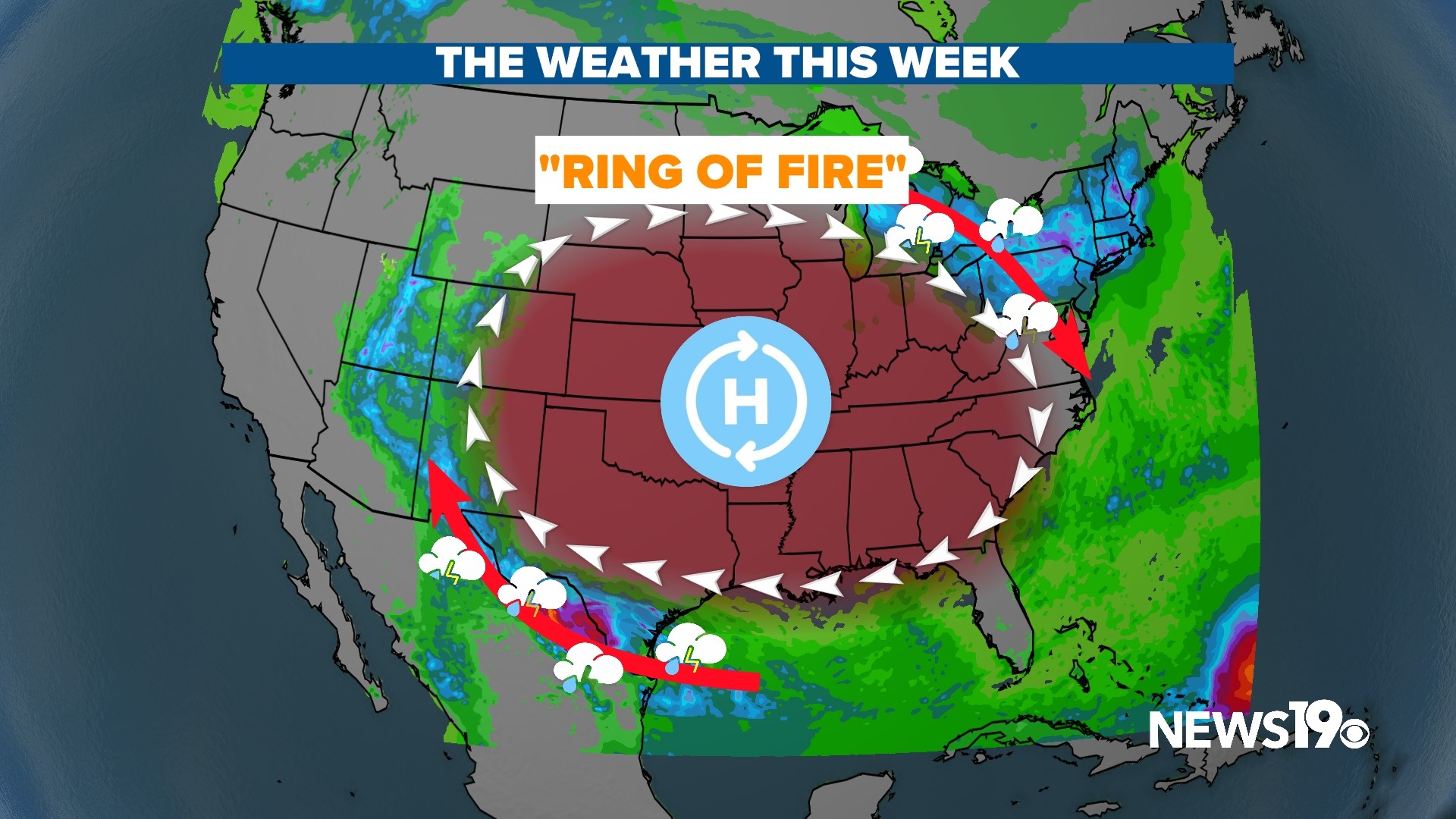 Ring Of Fire Weather Pattern 2025