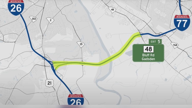 Drivers will soon have to avoid section of I-77 N for 9-day construction project