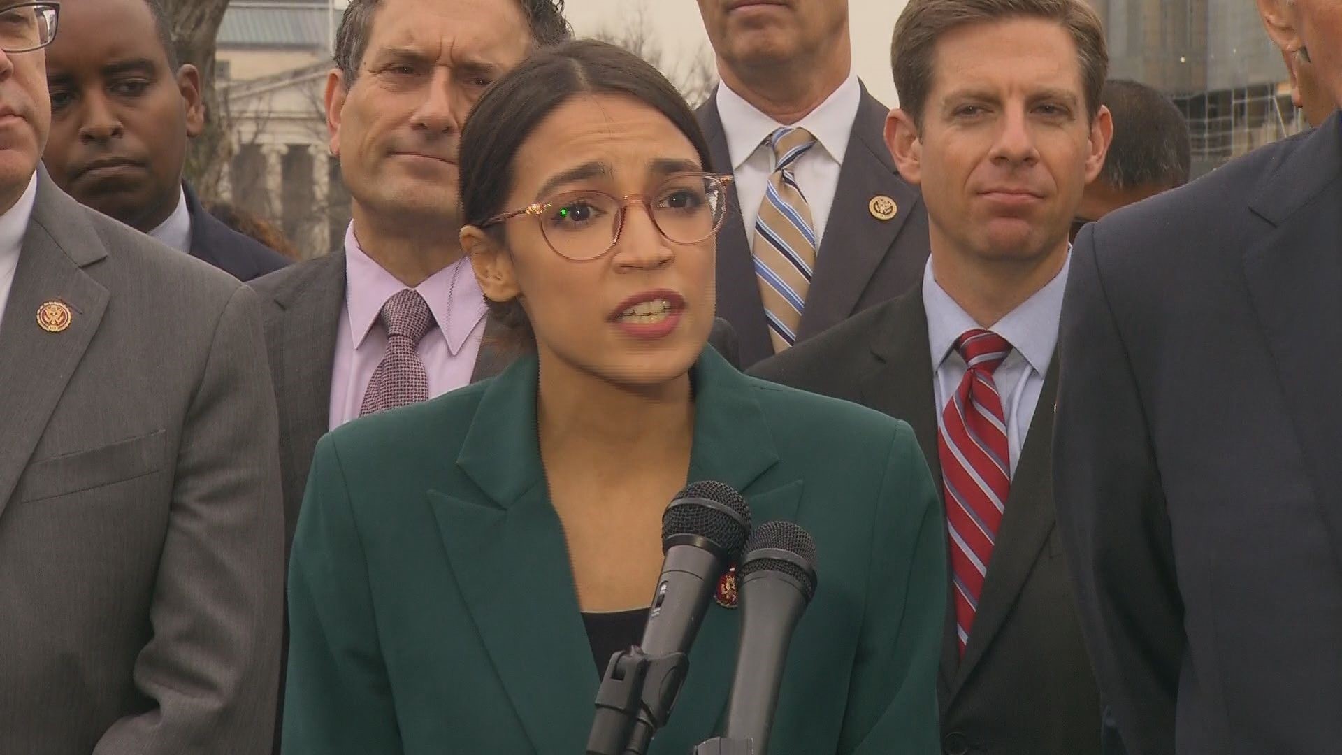 Rep. Alexandria Ocasio-Cortez (D-New York) and fellow Democrats introduced a joint resolution which sets a goal to meet all power demand in the U.S. through clean, renewable and zero-emission energy sources by 2030.