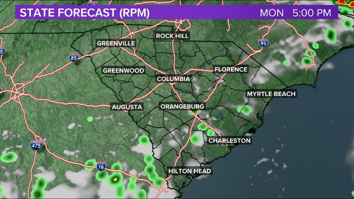 Hot and dry to start the work week | wltx.com