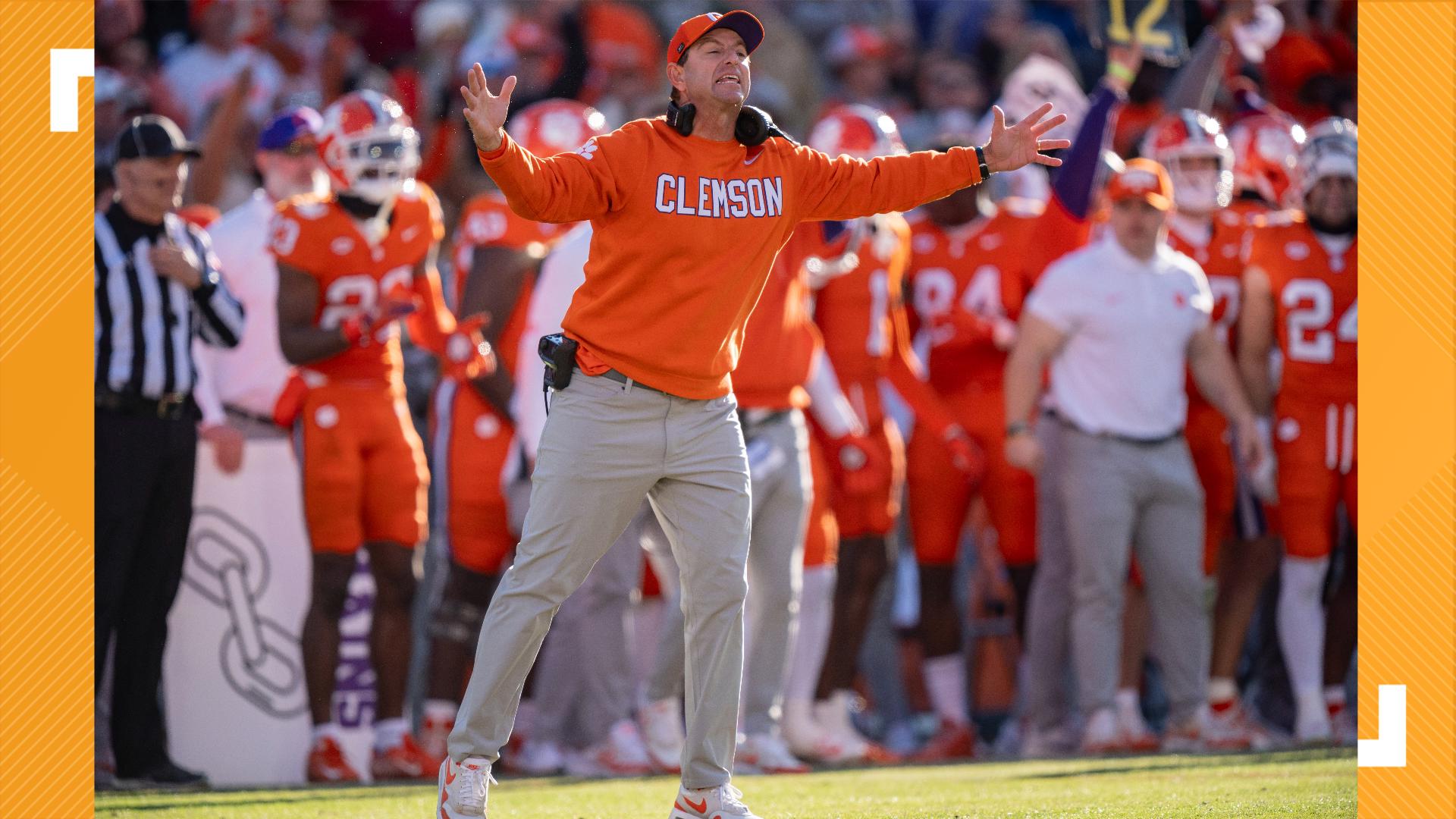 Clemson head football coach Dabo Swinney discusses the hours after the South Carolina game where he and his team learned they still have a path to the playoff