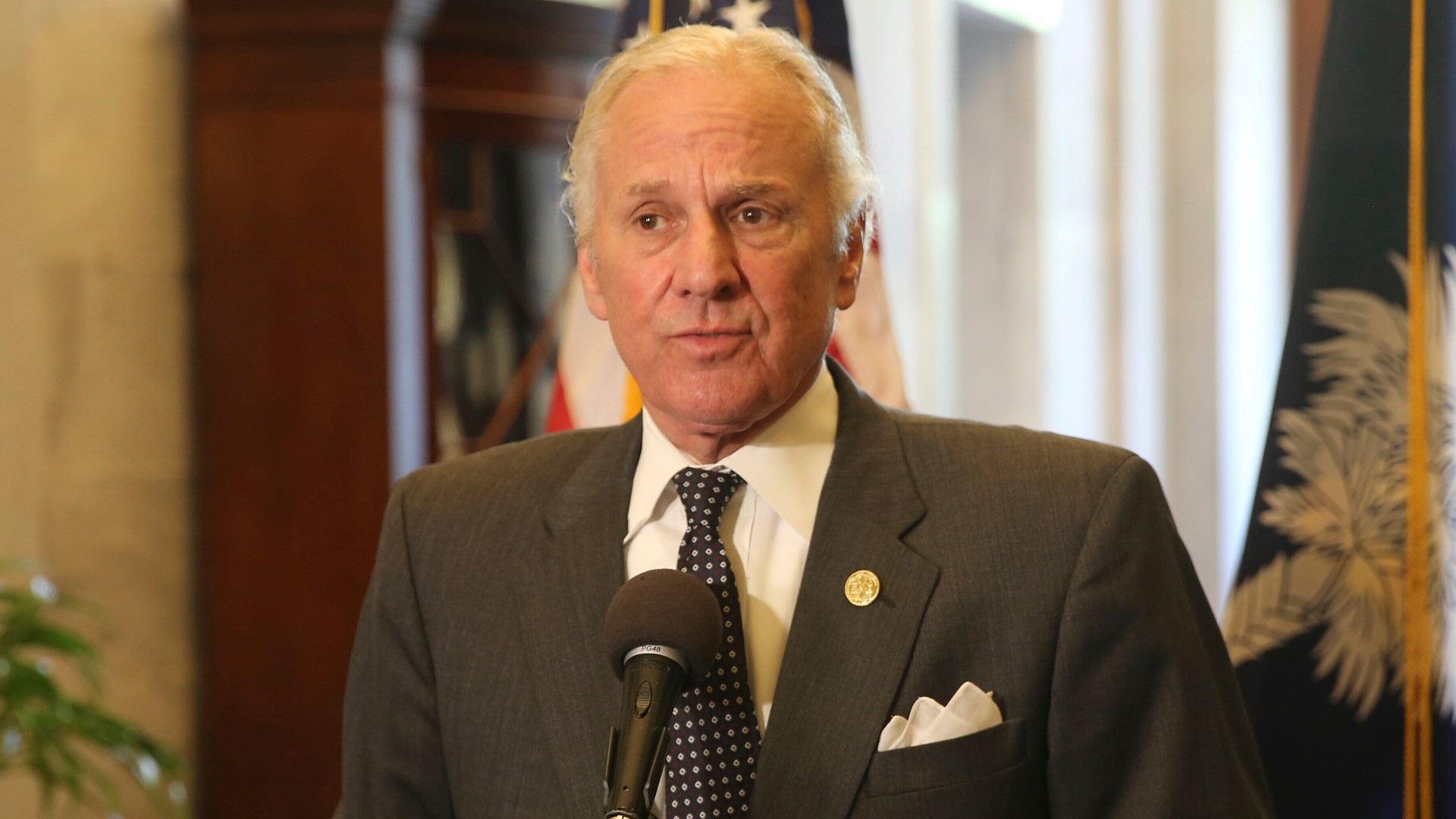 South Carolina Gov. Henry McMaster  bristled at the idea of the NCAA possibly taking championship events away from states that pass anti-transgender athlete laws.