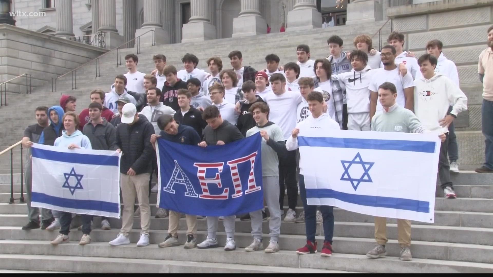 USC students worked to raise awareness and speak against anti-Semitism affecting those of the Jewish faith.  News19's Nate Stanley reports.