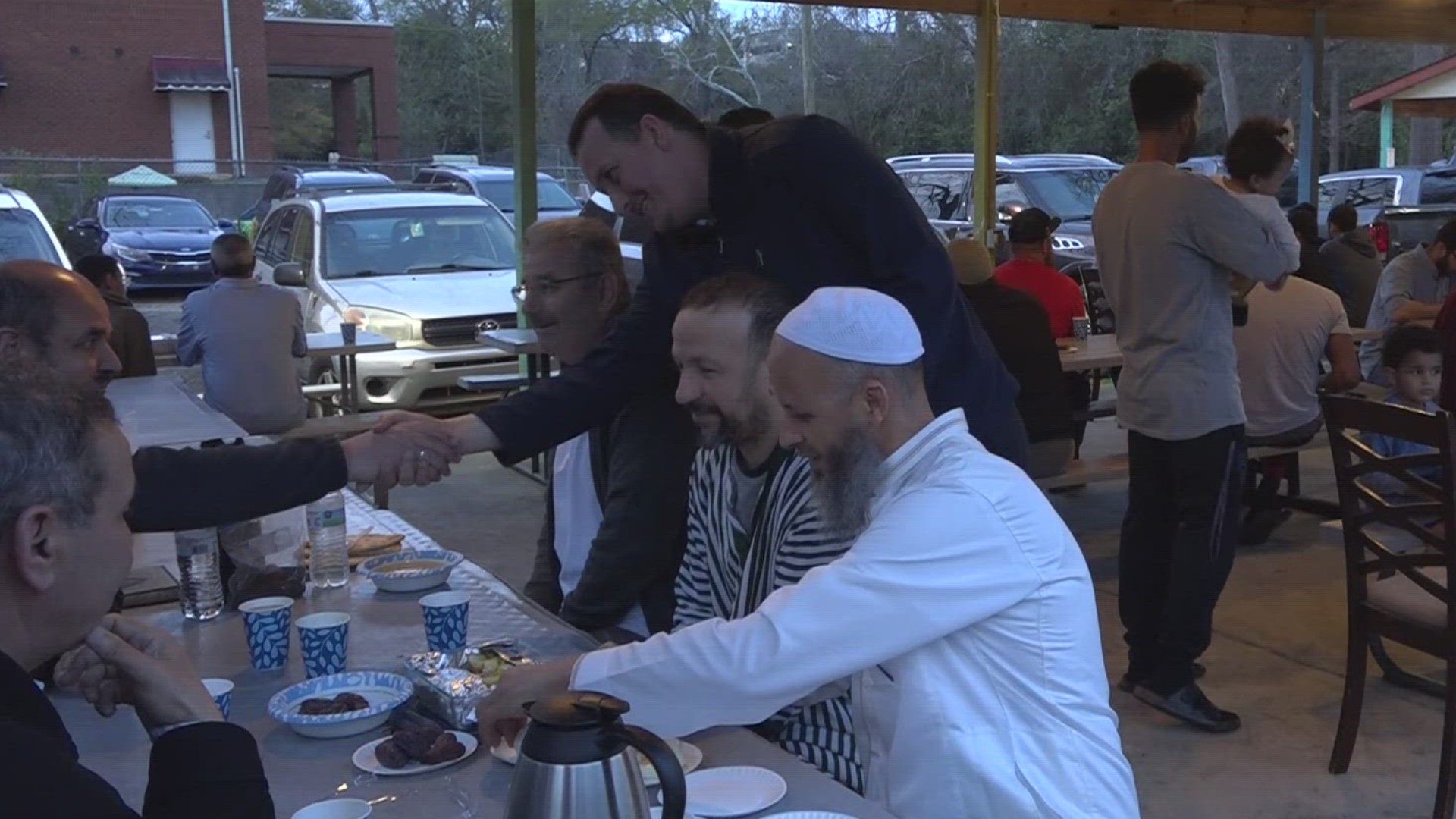Local groups of Muslims are gathering for thirty days to celebrate the Islamic holiday and fellowship with each other in Columbia, South Carolina.