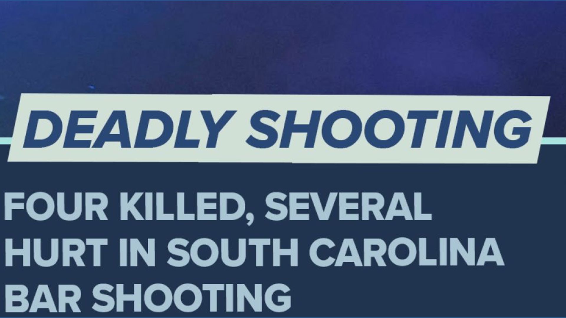 Shooting leaves four dead, several wounded in South Carolina | wltx.com