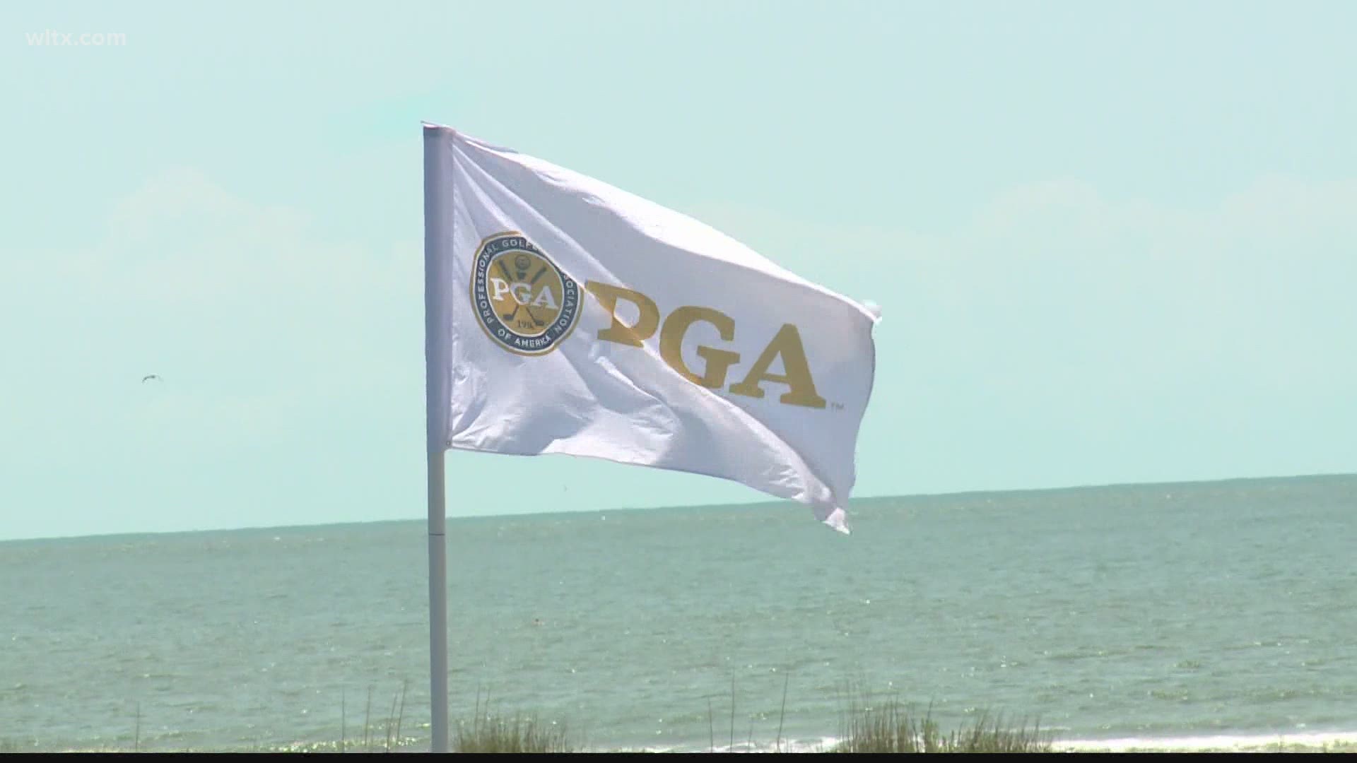 A milder environment is greeting golfers and fans at the PGA Championship but the course could play tougher than it did in the summer of 2012.