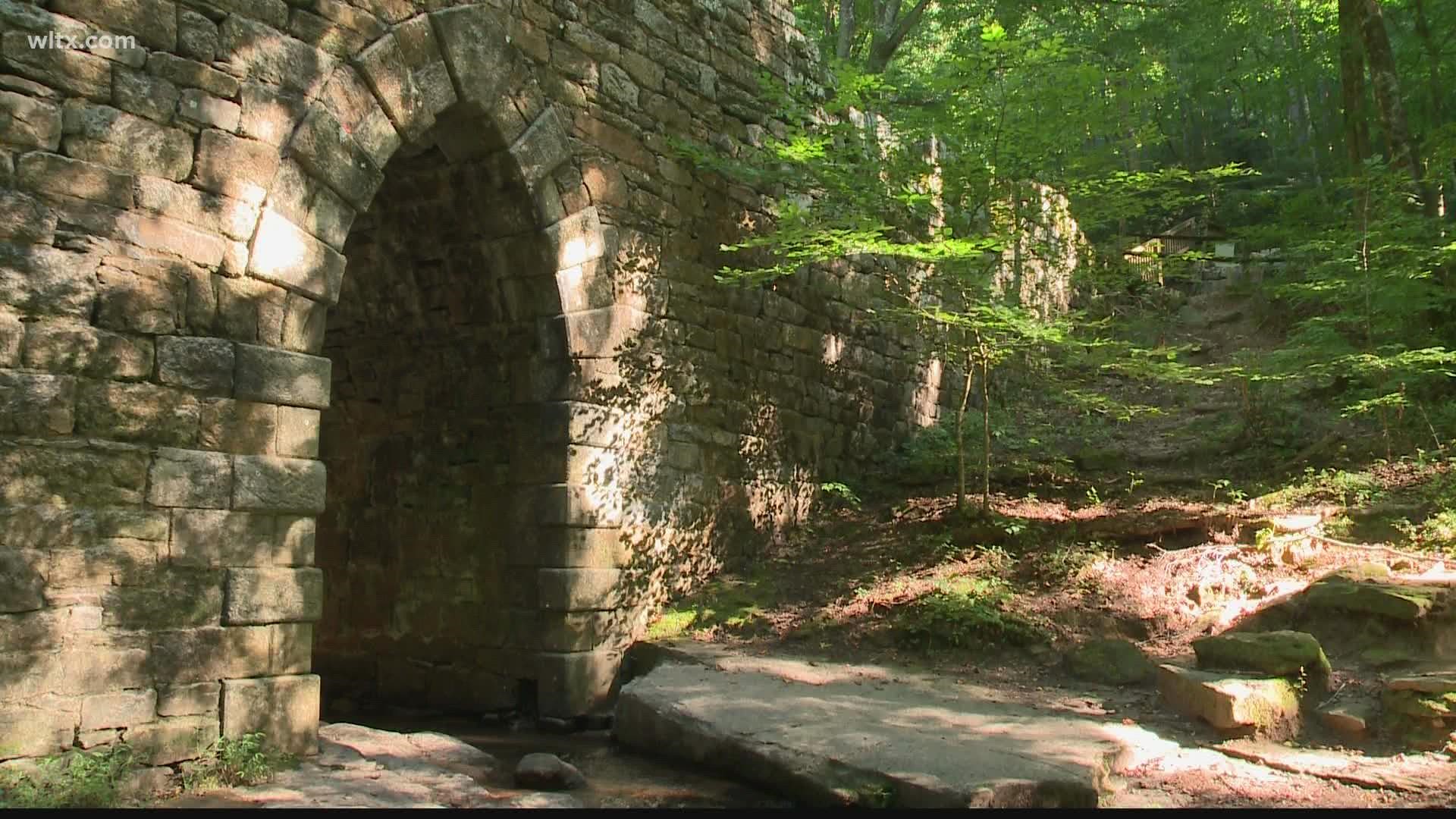 Poinsett Bridge, a stone structure, is believed to be the oldest such structure in the entire Southeastern United States.