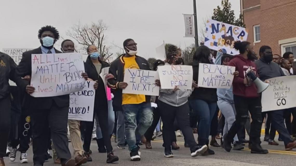 SC State students march in remembrance of Orangeburg Massacre wltx com