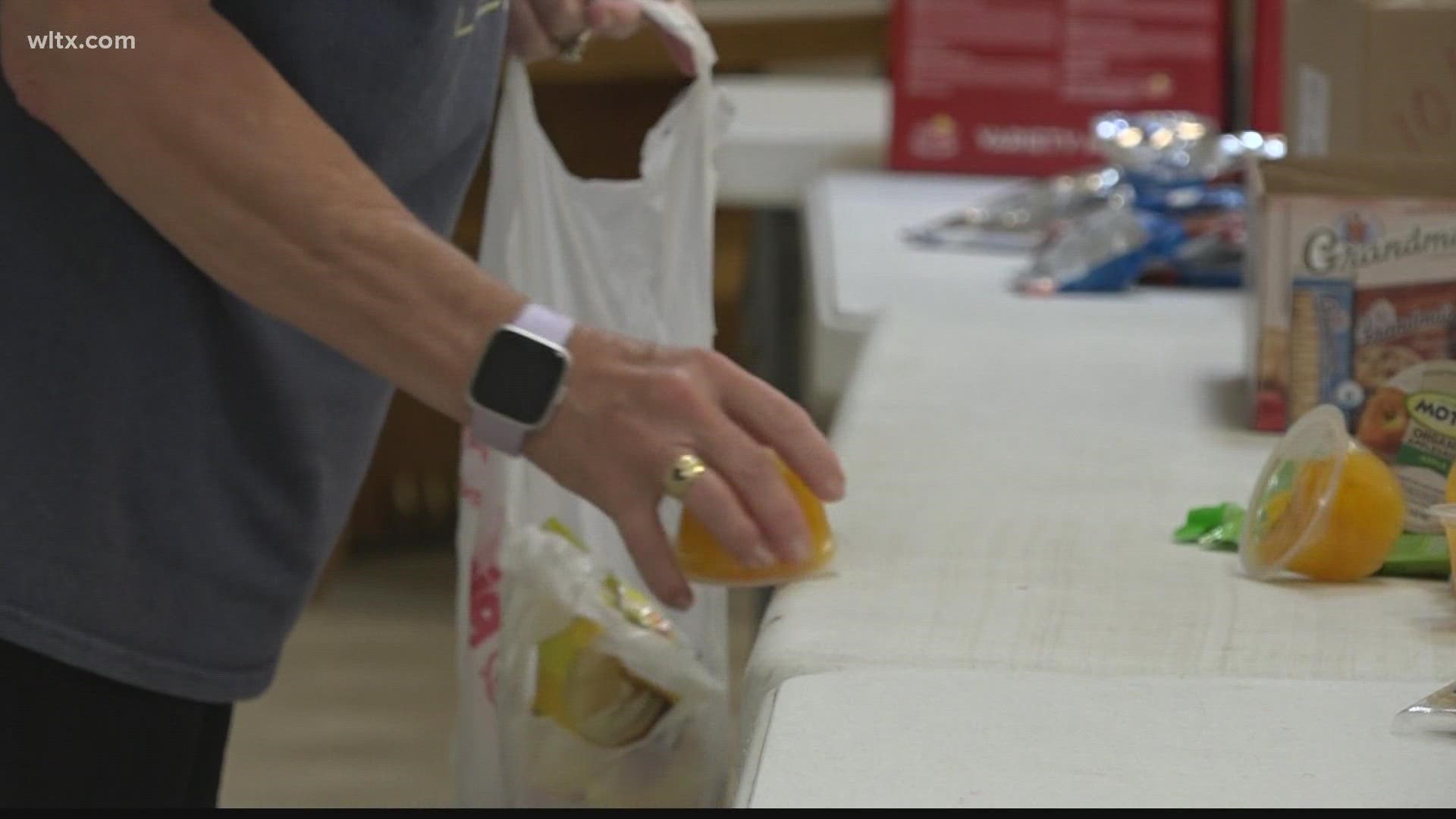 St. Paul's United Methodist Church in Calhoun County is packing snack packs to battle food insecurity for children.