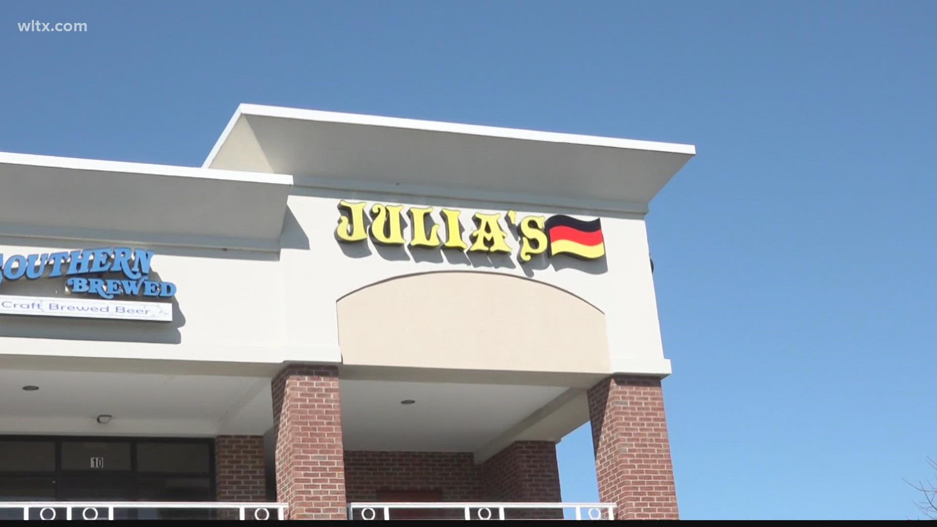 A German restaurant in Columbia, South Carolina stands united with one of its employees as war continues in Ukraine.