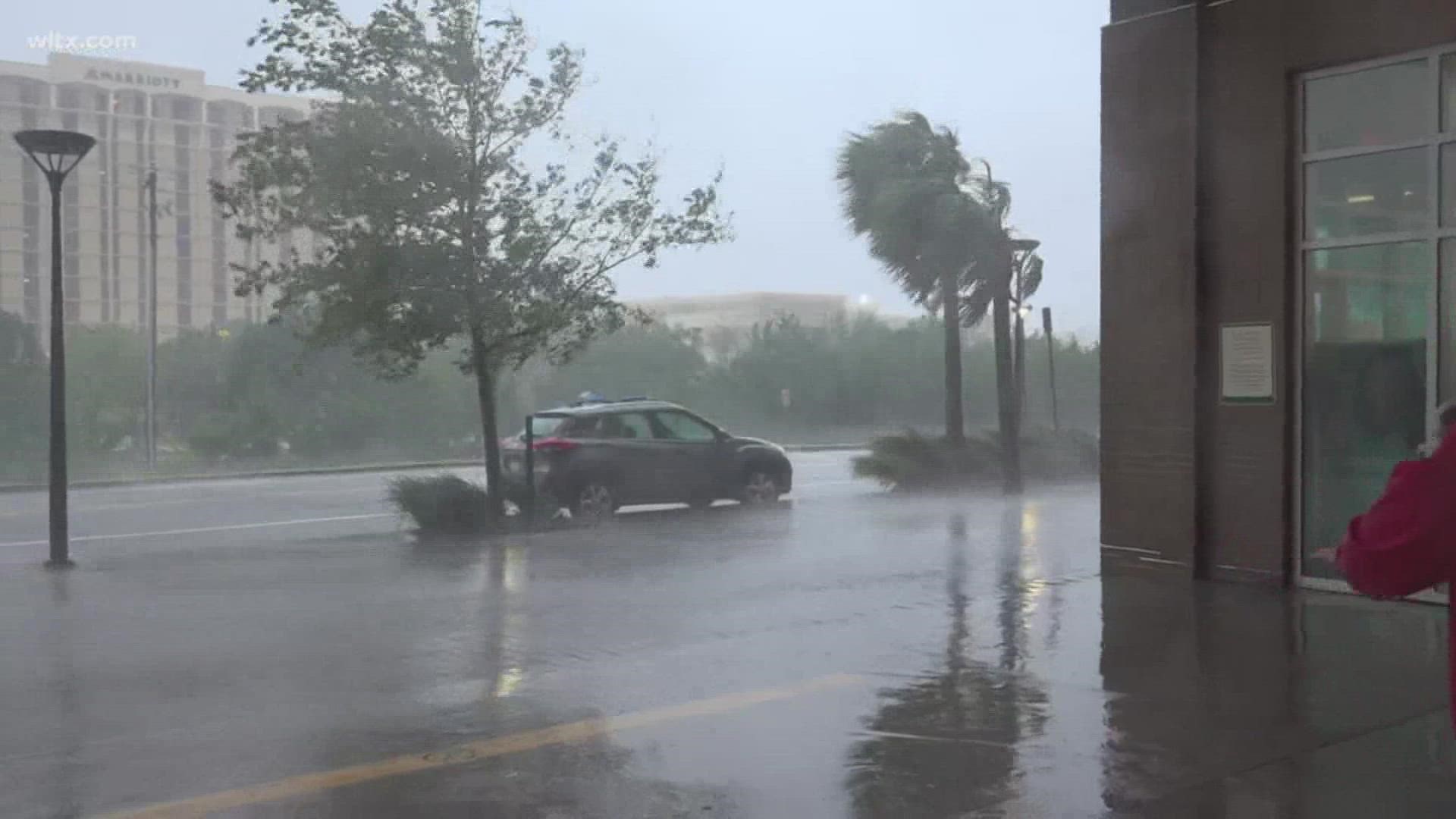 Here's what it looked like in Charleston, South Carolina as Hurricane Ian moved through.