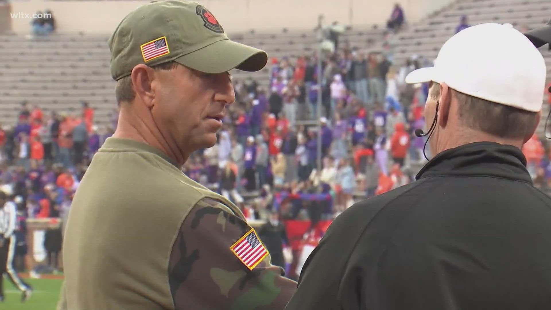 Clemson's game with The Citadel is Senior Day and also Military Appreciation Day. Having the military school in town will add extra firewpower to Saturday's themes.