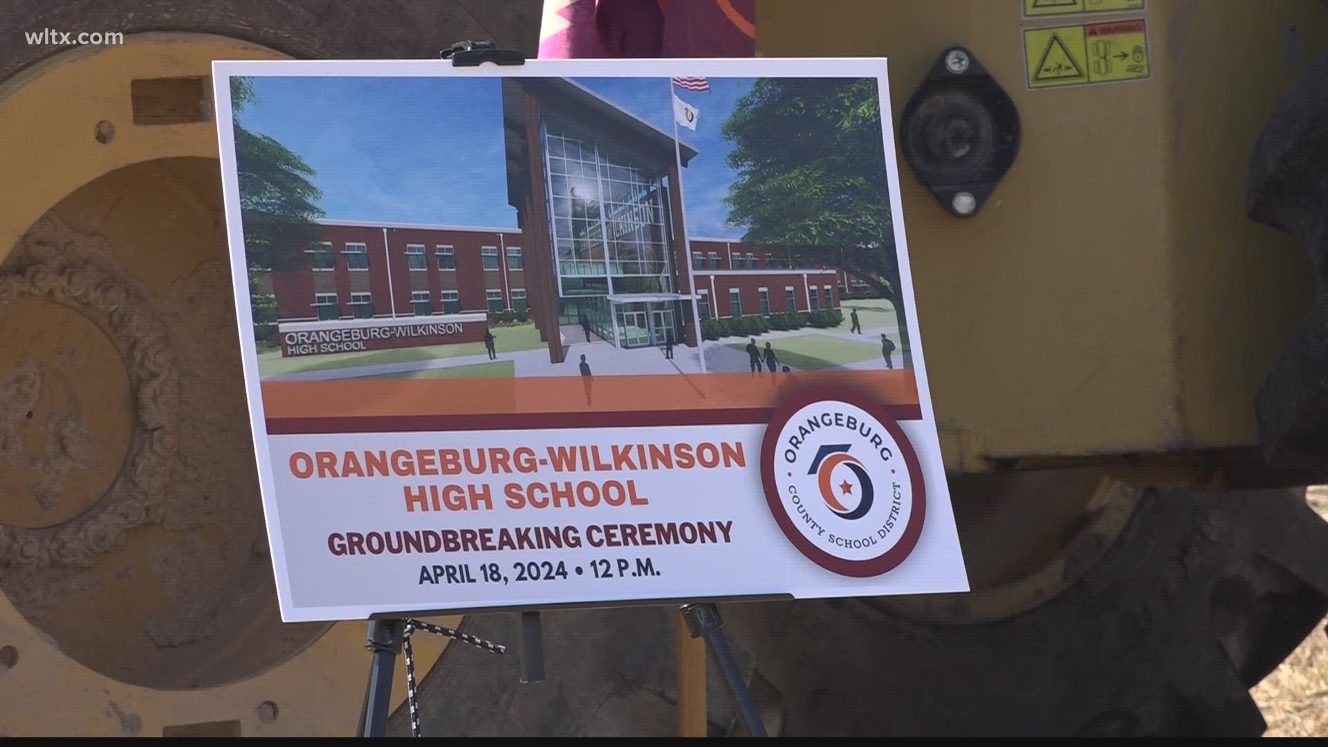 Orangeburg-Wilkinson high school's new site had it's groundbreaking ceremony today.